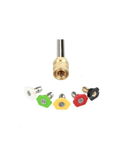 Reedark Yüksek Basınçlı Nozzle Seti - 4000 Psı'ye Kadar, 5'li Hızlı Bağlantı Uçları