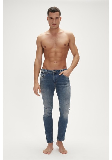 Bad Bear Xavier Jeans Okyanus Mavi Erkek Denim Pantolon-okyanus Mavi