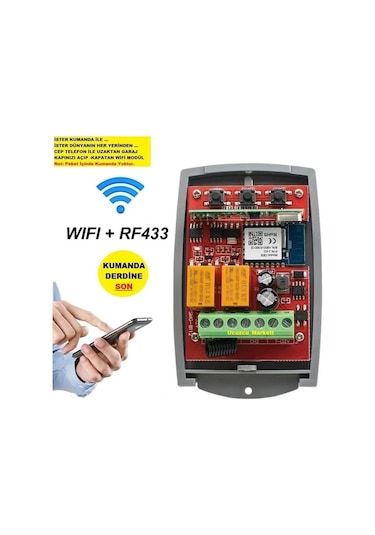 Dünyanın Her Yerinden Cep Telefon İle Garaj Kapısını Açıp Kapatır