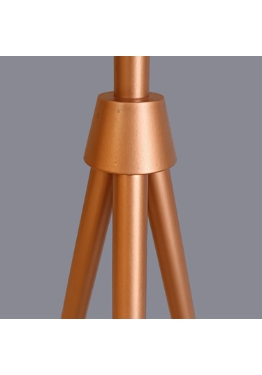 Peral Tripod Ayaklı Bronz Abajur Bronz