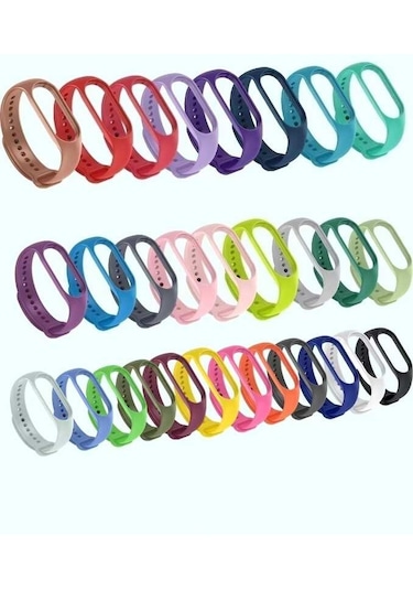 Xiaomi Mi Band 7 Uyumlu Klasik Zore Kordon-pembe Koyu