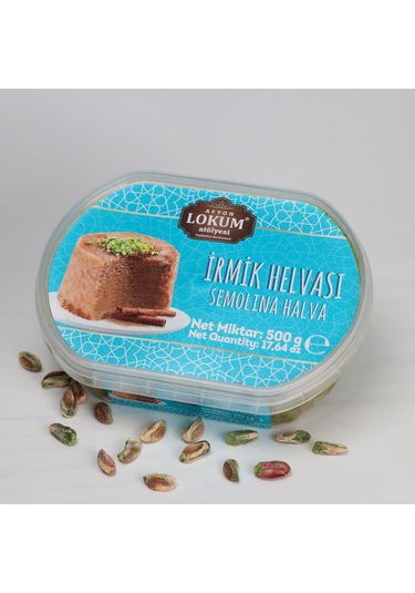 Lokum Atölyesi Antep Fıstıklı İrmik Helvası 500 G