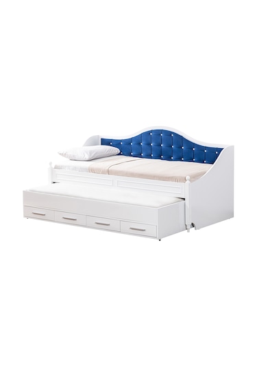 Yavrulu Yatak, Eymen Mavi Yavrulu Karyola + 1 Comfort Yatak