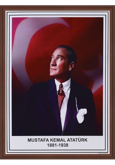 Atatürk Portresi Mdf Çerçeve - 50x70cm