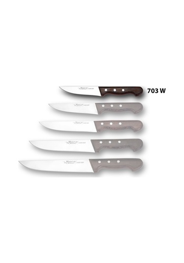 Bora 703 W Mutfak ve Kurban Wenge Saplı Klasik Bıçak Kahverengi