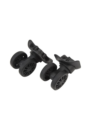 Geeroyoo Abs Kauçuk Vagonluk Tekerlekleri - Yedek Çekçek Valiz Tekerlekleri, Sessiz, Dayanıklı, Kolay Kurulum 2 Adet