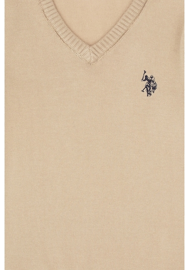 U.s. Polo Assn. Erkek Çocuk Açık Haki Kazak /triko 50315611-vr183 Acık Hakı