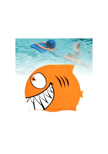 Suntek Köpekbalığı Şekilli Yüzme Boneleri Çocuklar Kısa Turuncu