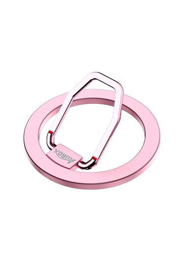 Cbtx İphone 13/12 Serisi İçin Aurox Manyetik Telefon Zil Tutacağı Destek Standı, Magsafe Aksesuarlarıyla Uyumlu - Pembe