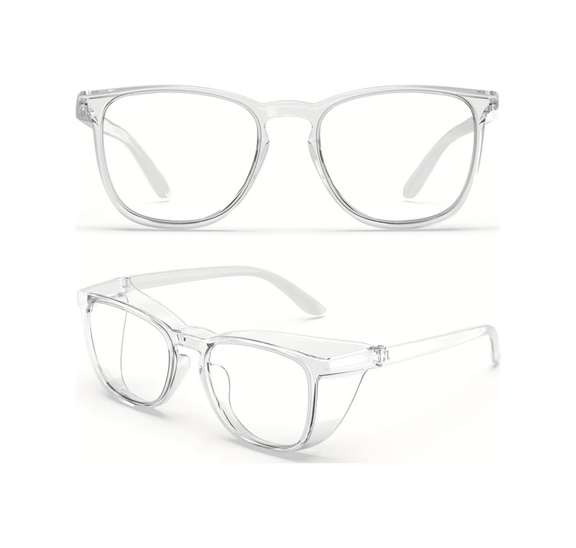 Willowhaven Siyah 1 Çift Şık Anti Fog Çizilmeye Dayanıklı Güvenlik Gözlüğü - Kadın Erkek İçin Koruyucu