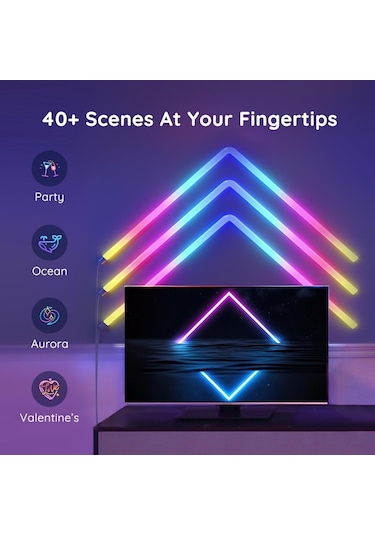 Govee Glide RGBIC Duvar Aydınlatma Bar 6+1