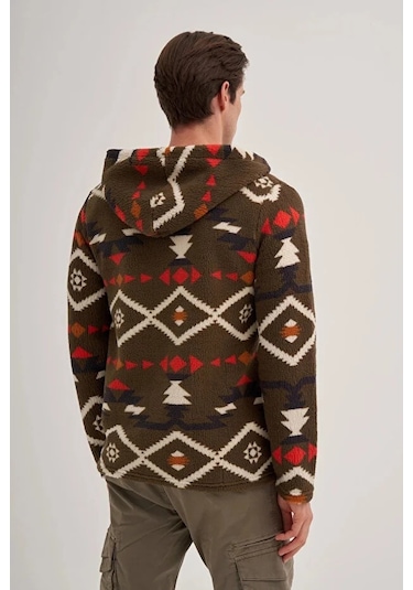 Cazador Cazador 50940 Kapş.yk. Sweat Hırka 25 Kış Haki