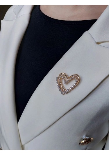 Fashion Jewelry Yaka Küpesi Kalp 268684584 Gri