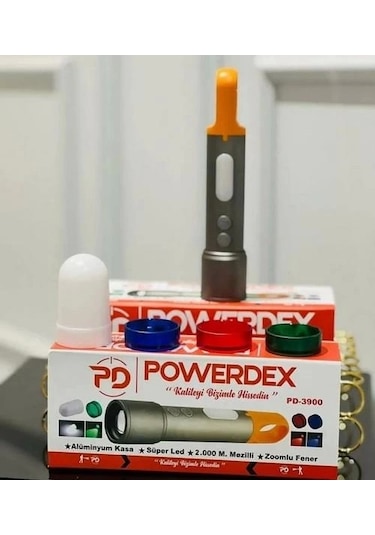 Powerdex Şarjlı Ledli Profesyonel El Feneri