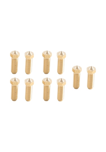 Sointeresting Anycubic Kobra 2 Nozul İçin 10 Adet Pirinç Nozul 0.4mm Yüksek Akış Hassasiyeti 1.75mm Filament 3d Yazıcı