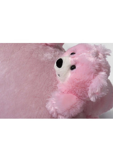 Most Teddy Kids Pembe Ayıcıklı Peluş Kumaş Döner Berjer Evinize Pembe