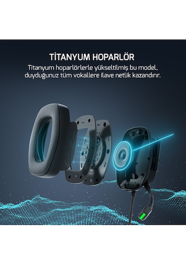 Gamepower Kai Titanium X Manyetik Pad RGB Oyuncu Kulaklığı