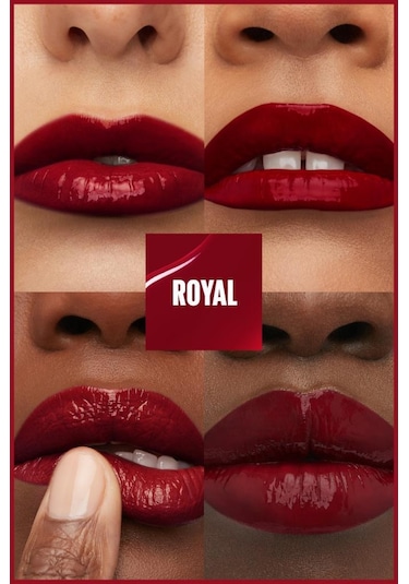 Maybelline New York Super Stay Vinyl Ink Kalıcı Likit Parlak Ruj 55 Royal