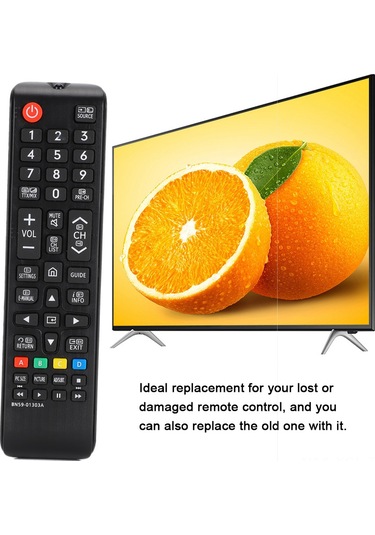 Konesam Samsung Tv Kumandası 2 Adet - Bn59-01303a Uyumlu, Abs Malzeme, Kolay Kullanım, Uzun Mesafe, Aileler İçin Uygun Pil Yok