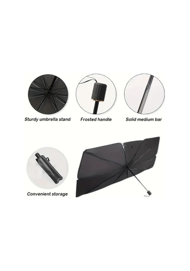 Chuangyinshop 1 Adet Suv Mpv İçin Katlanır Titanyum Alaşımlı Oto Güneşlik Dayanıklı Yalıtımlı