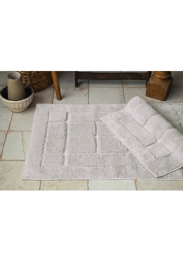 Bricks Ekru Banyo Paspası 60x100 Cm / 50x60 Cm Bej