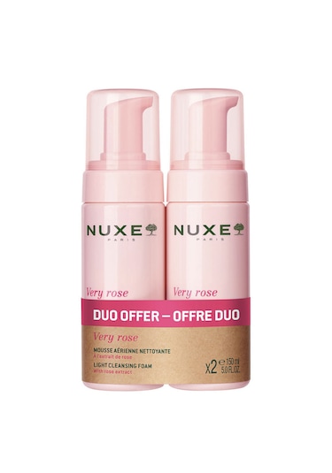 Nuxe Very Rose Yüz Temizleme Köpüğü 2x150 Ml