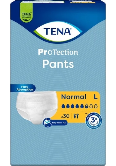 Tena Proskin Pants Emici Külot Normal Hasta Bezi L 30'lu