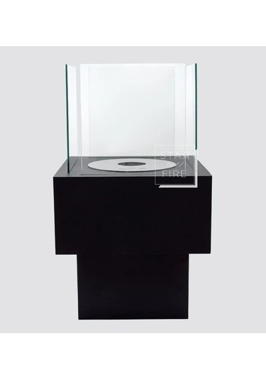 Starfire Tower Bioethanol Şömine Siyah