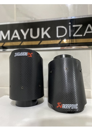 Akrapovic Karbon Egzoz Ucu 90mm Tek --mayukdizayn--