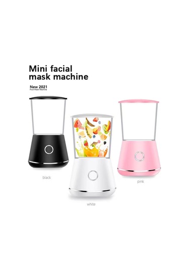 Samdoo Küçük Ev Tipi Sebze-meyve Maske Makinesi - Doğal Nemlendirici, Güzellik Bakımı, Akıcılık Sağlar - Siyah Çok Renkli