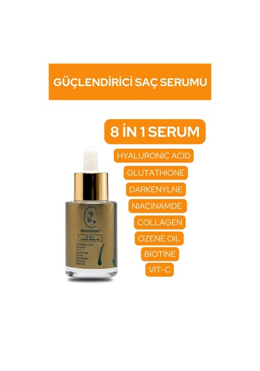 Siriussoft Saç Dökülmesine Karşı Saç Güçlendirici 8 In 1 Saç Serumu