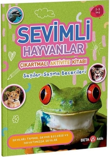 Sevimli Hayvanlar - Çıkartmalı Aktivite Kitabı - Buket Kurt - Beta Kids