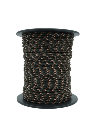 Mg Ropes Paracord İp 4 Mm Haki Beyaz Desenli No:81 10 Metre Çok Renkli