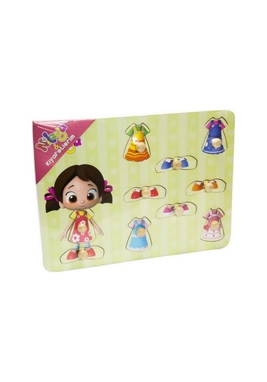Niloya Ahşap Puzzle - Kıyafetlerim