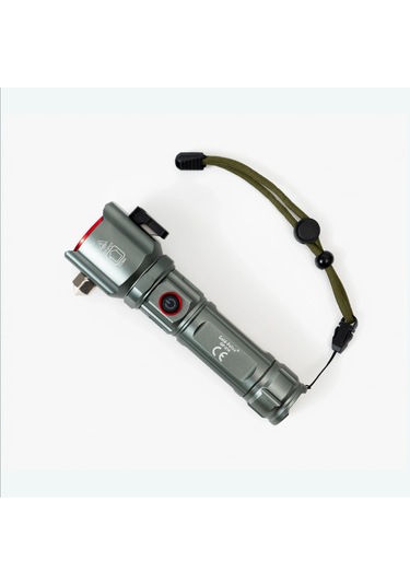 Gold Police Gp-218 Acil Durum El Feneri Güçlü Tg Led 3000 Lümen Çok Renkli