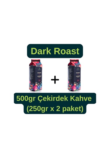 Barabicas Ruanda %100 Arabica Bourbon Çekirdek Kahve Dark Roast 2 x 250 G