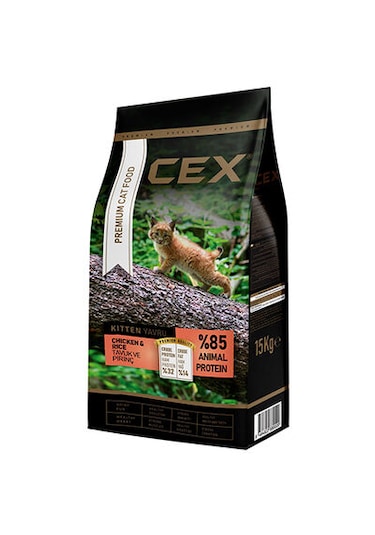 Cex Premıum Cat Kıtten Chıcken & Rıce 15 Kg