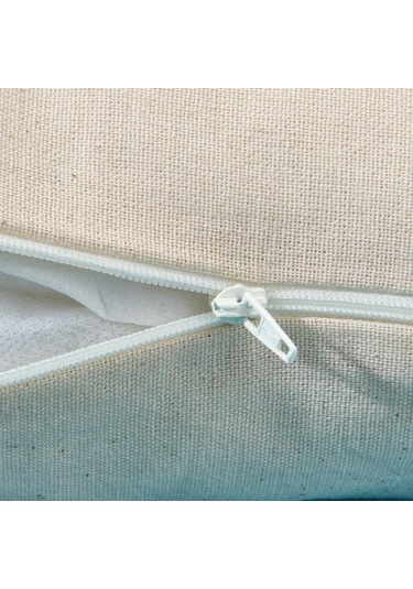 Evidea Soft Nakışlı Püsküllü Kırlent - Ekru / Kiremit - 40x40 Cm Ekru / Kiremit