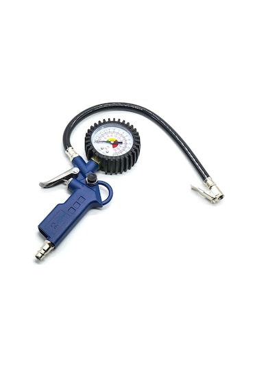 Master Basınç Göstergeli Lastik Şişirme Tabancası Hava Saatli