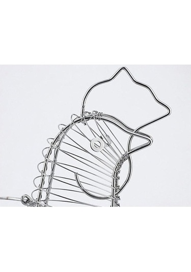 Tongxida Bosphorusboutique Yumurta Vintage Tel Tavuk Tavuk Sepetleri Şekli Saplı Rustik Pt Metal Gümüş Depolama Bosphorusbout Gümüş