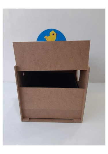 Mh Çift Kapılı Muhabbet Kuşu Yuvalık Plastik Folluklu Dahil 2 Adet