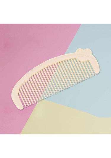 Suntek Cep Saç Tarağı Kız Berber Dükkanı Kuaförlük Krem