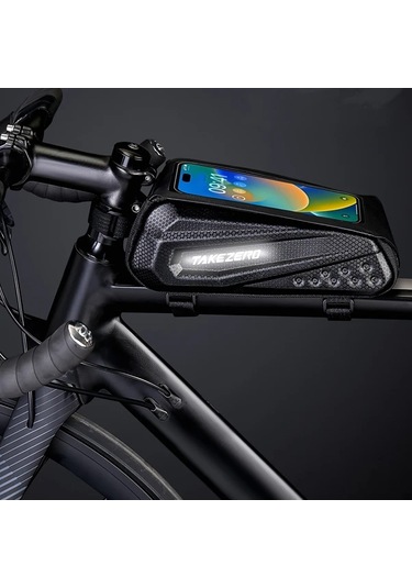 Willowhaven 1l Neutral Without Logo Dağ Bisikleti Paketi Eva Sert Kabuk Ön Çatal Çantası Büyük Kapasiteli Alet Depolama Altın