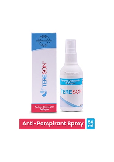 Tereson El Ayak ve Koltuk Altı Terleme Önleyici Unisex Solüsyon Sprey 50 ML