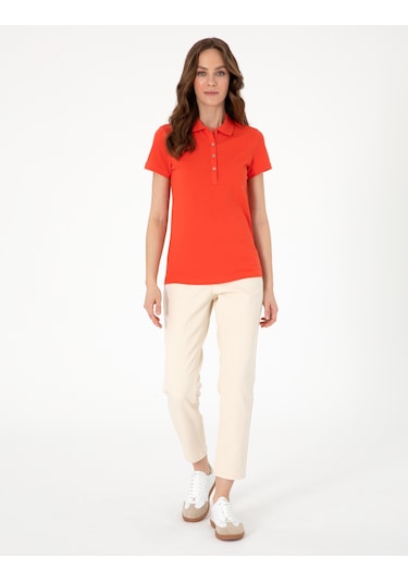 Pierre Cardin Kadın Kırmızı Tişört 50305776-vr030 Kırmızı