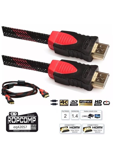 Hdmi Kablosu 1.4b 3d Hdmi Görüntü Monitör Kablosu 100cm