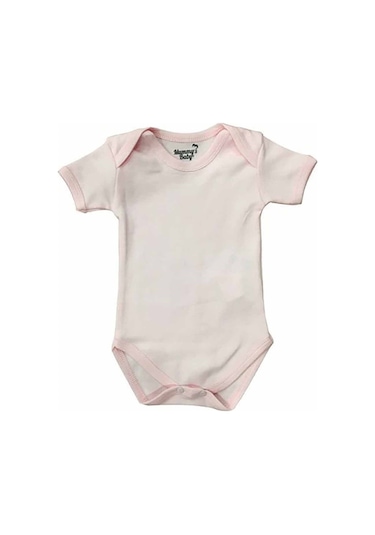 Mummy's Baby Kısa Kollu Çıtçıtlı Body Pembe