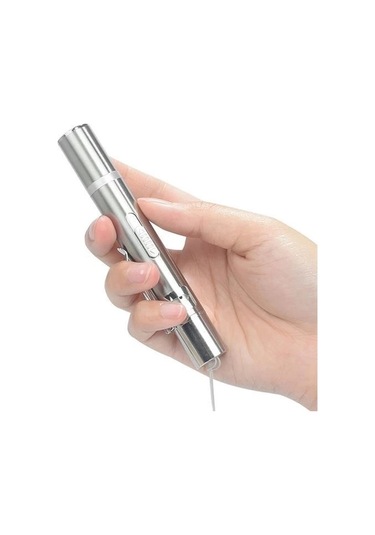 İpek Yıldızı Usb İle Şarj Edilebilen 3ın 1 Kırmızı Işık +beyaz Led Meşale Işık + Uv El Feneri Kedi