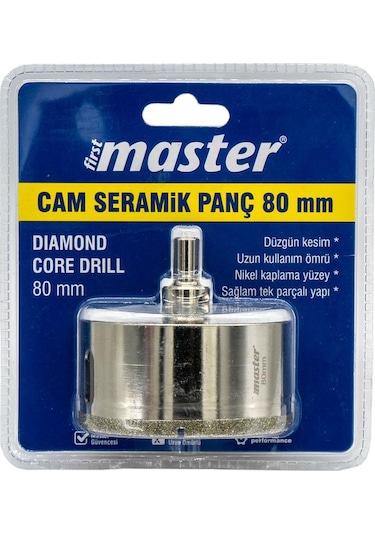 Master 530915 Cam Seramik Delme Panç 80 Mm