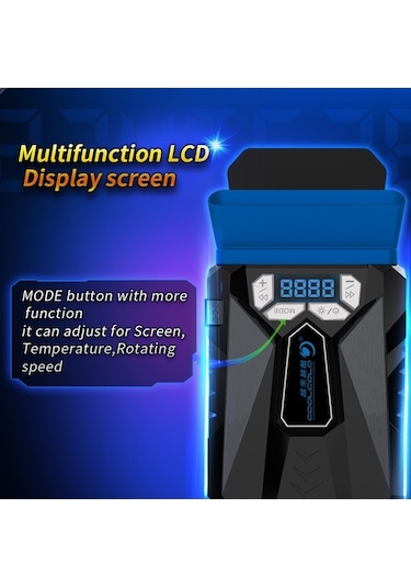 Didadodo Taşınabilir Dizüstü Soğutucu - Akıllı Sıcaklık Kontrollü, Sessiz Ve Hızlı Soğutma Fanı, Anında Soğutma